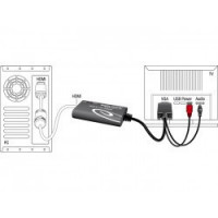Conversor HDMI a VGA con Audio  DELOCK
