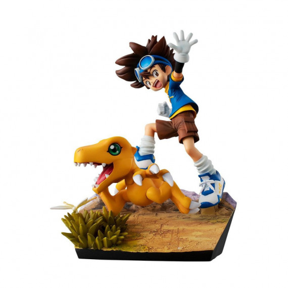 Figura Taichi Yagami y Agumon  Digimon Adventure Serie G.e.m.  MEGAHOUSE