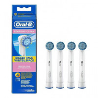 ORAL-B Repuesto Cepillo Sensitive Clean Pack 4 EBS17-4