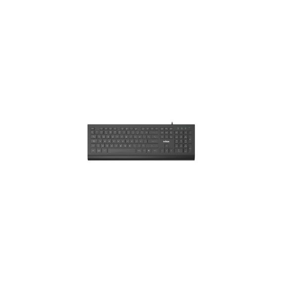 Teclado NILOX USB 2.0 1.5M Español Negro (NXKBE000014)