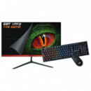 Pack Monitor 22" HDMI VGA con Raton y Teclado Gaming KEEP OUT