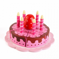 Tarta de Cumpleaños de Juguete de Madera Party Cake  MOLTO