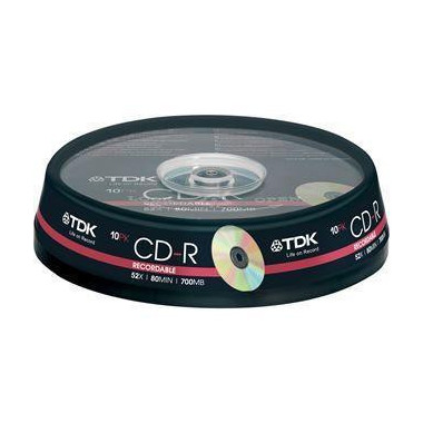 Tarrina CD X10 TDK