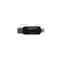 Lector Micro Sd / Sd para USB y Micro USB  APPROX