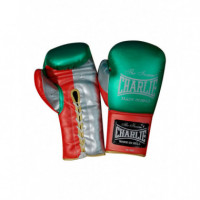 Guantes de Boxeo CHARLIE New Mex de Cuerdas Verdes y Rojos