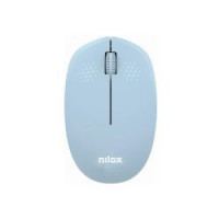 Ratón NILOX Wireless 1000DPI Azul Claro (NXMOWI4012)
