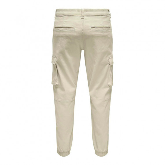ONLY&SONS Pantalones Cargo Cam Silver Lining