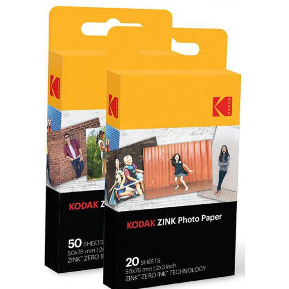 KODAK Zinc Paper 2X3 Pack de 20