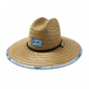 Sombrero PELAGIC Baja Straw Open Seas Azul