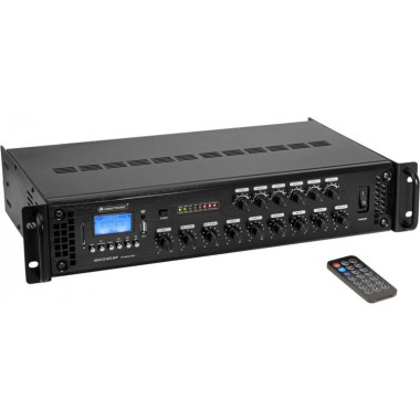 Omnitronic MAVZ-60.6P Amplificador 100V 60W 6 Zonas USB BLUETOOTH  STEINIGKE