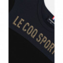 Camiseta Lcs Noel Sp Ss Nº1 010 Azul/negro  LE COQ SPORTIF