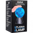 ITOTAL Lampara Bola de Plasma con Gas Azul 6" XL2639