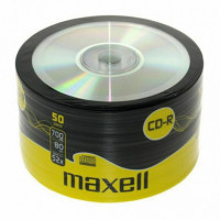 CD MAXELL VIRGEN 80 minutos (PACK 50 unid.)