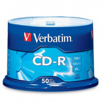 CD VERBATIM 80 minutos (PACK 50 unid.)