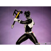 Figura Black Ranger 17 Cm Power Rangers  IRON STUDIOS