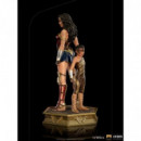 Figura Wonder Woman y Diana Niña  Dc  IRON STUDIOS