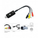 EWENT Capturadora Video USB 2.0 EW3707 Negro