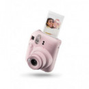 FUJIFILM Camara Instantanea Mini 12 con Pack 10 FOTOS+3 Portafotos Color Rosa Blossom