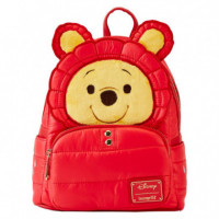 Mochila Rainy Day Puffer Jacket Winnie The Pooh Disney LOUNGEFLY