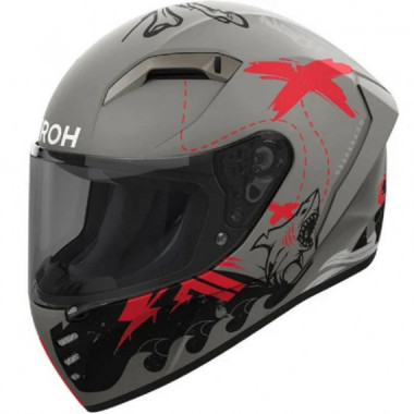 CASCO AIROH CONNOR DESPERADO ORANGE MATT