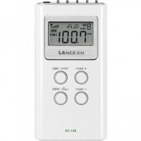 SANGEAN Radio Digital Am/fm DT-120 Blanco Funcion Sleep