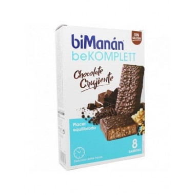 Bimanan Barritas Chocolate Cruj Komplett 8 Barritas  NUTRITION & SANTE