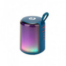 COOLSOUND Altavoz BLUETOOTH Light Boom 5W con Colores CS0258 Azul