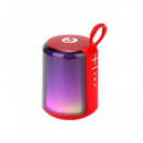 COOLSOUND Altavoz BLUETOOTH Light Boom 5W con Colores CS0259 Rojo