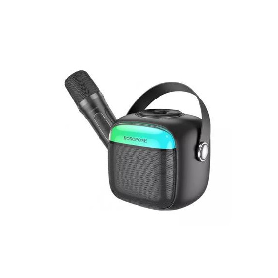 BOROFONE Altavoz BLUETOOTH Karaoke con Microfono Inalambrico Negro BP15