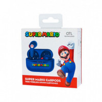 Auriculares Inalámbricos Nintendo Super Mario Azul  OTL TECHNOLOGIES