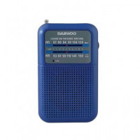 DAEWOO Radio Portatil Analogica Am/fm Azul DW1008