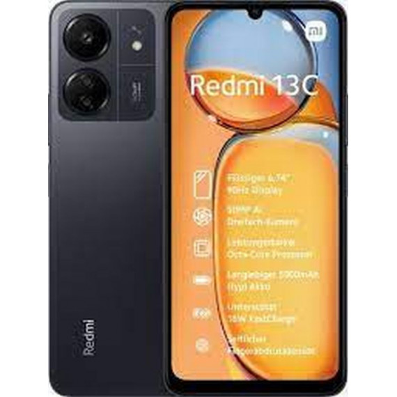 XIAOMI Smartphone Redmi 13C 6GB 128GB Negro Medianoche OC/6GB/128GB/6,74/  Android - Guanxe Atlantic Marketplace