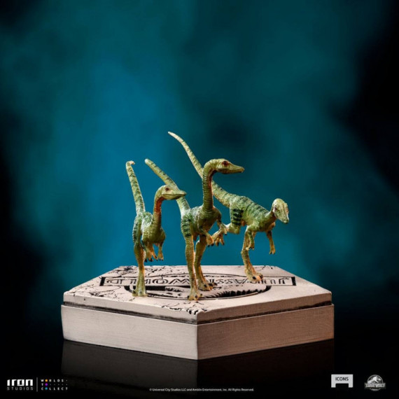 Figura Compsognathus   Jurassic World  IRON STUDIOS