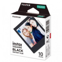 FUJIFILM Pelicula Instax Square Black SQ10 (10 Impresiones)