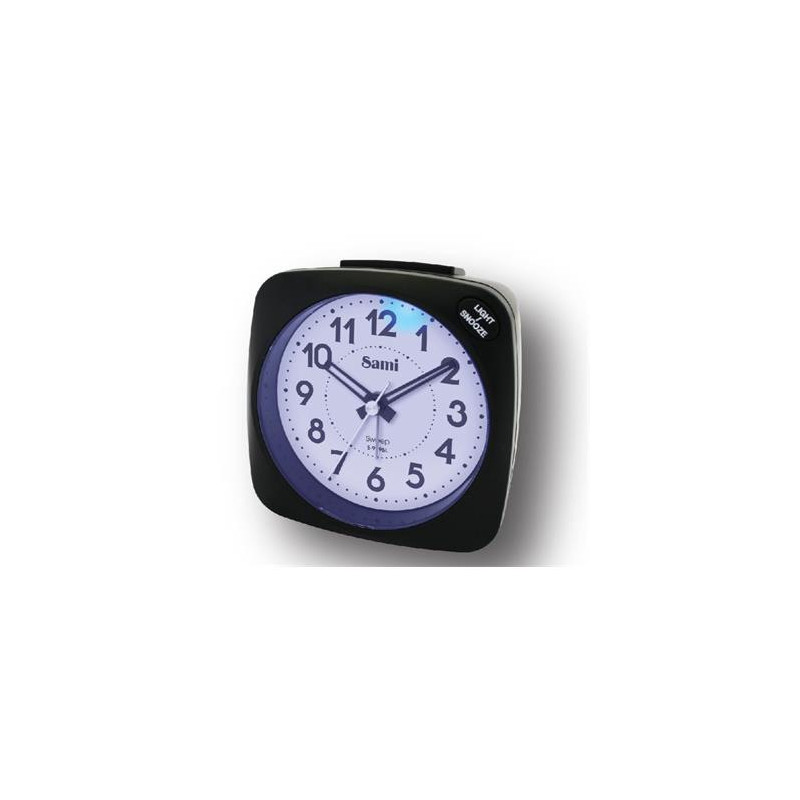 Reloj Despertador Analogico Silencioso - SNOOZE - Con Luz