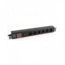 CROMAD Regleta Alminio Pdu 6 Enchufes CR1015