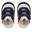 Casual Flag Velcro Shoe  TOMMY HILFIGER