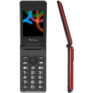 Qubo Telefono Movil Neo Rojo Dual Sim, Radio Fm, Camara con Tapa y Numeros  Grandes LALO - Guanxe Atlantic Marketplace