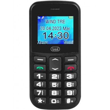 TREVI Telefono Movil Basico con Teclas Grandes MAX20 Negro