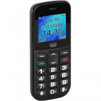 TREVI Telefono Movil Basico con Teclas Grandes MAX20 Negro