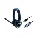 CONCEPTRONIC Micro Auricular de Casco con Cable Polona para Pc Voip,usb Negro POLONA01B