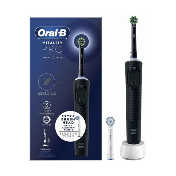 Oral B Cepillo Electrico Vitality Pro Negro Protectxclean  ORAL-B