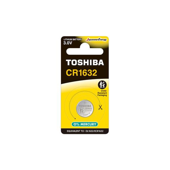 TOSHIBA Pila Boton CR1632 3V Litio