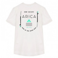 Camiseta ARICA Seven Seas Blanco