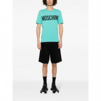 Camiseta Hombre MOSCHINO COUTURE Stretch Cotton Jersey