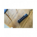 BRENNENSTUHL Regleta 10 Enchufes con Interruptores 2MTRS Cable 1153300120 Negro
