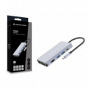 Docking Station USB 3.2 Gen 10 en 1, Hdmi, Vga, Usb-a 3.0, Sd, Tf/microsd, Audio, Lan Gbe, USB Pd de 100 W  CONCEPTRONIC