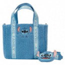 Bolso Stitch con Monedero Peluche  LOUNGEFLY