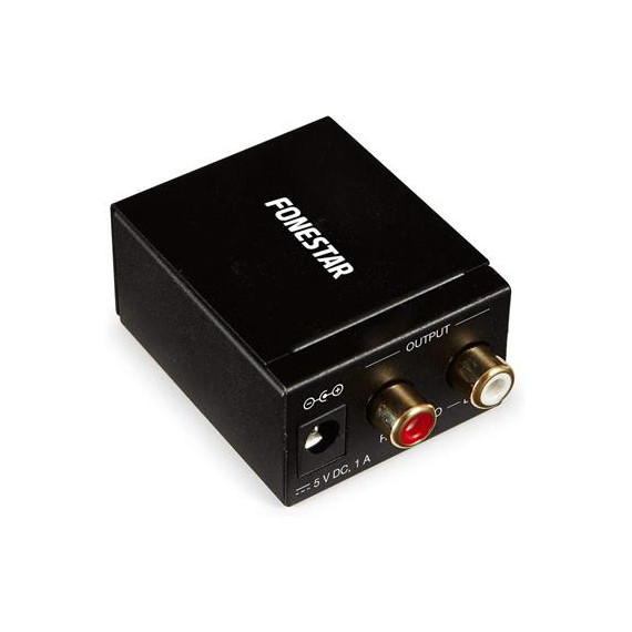 FONESTAR Convertidor de Audio Digital a Analogico FO-37DA