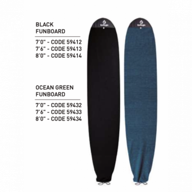 Funda Tela Funboard SURFLOGIC 7'6 Ocean Green